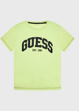 Zielona koszulka dziecięca Guess