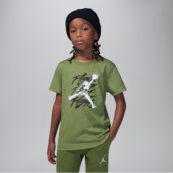 Zielona koszulka dziecięca Jordan
