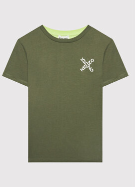 Zielona koszulka dziecięca Kenzo Kids dla chłopców