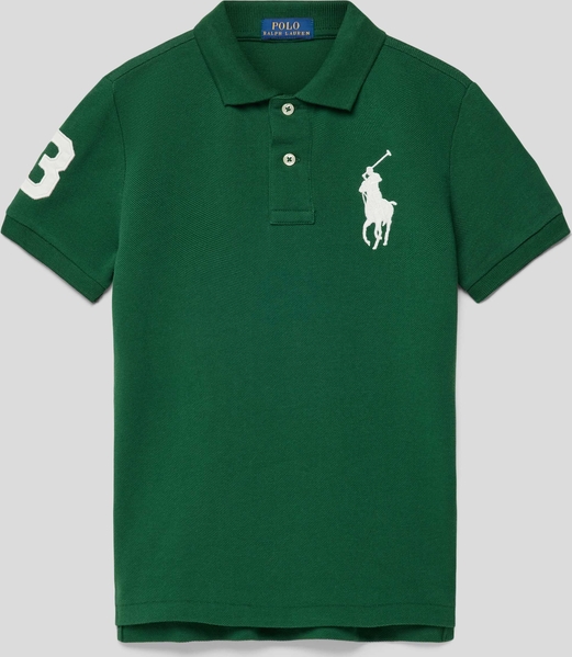 Zielona koszulka dziecięca POLO RALPH LAUREN dla chłopców