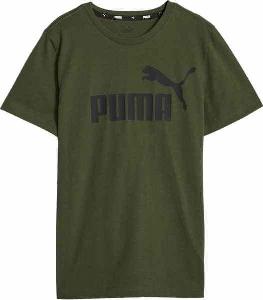 Zielona koszulka dziecięca Puma