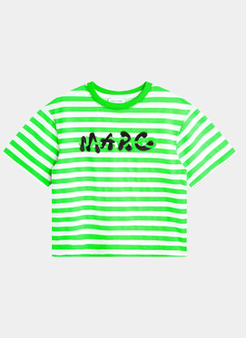 Zielona koszulka dziecięca The Marc Jacobs dla chłopców z krótkim rękawem