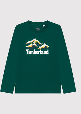 Zielona koszulka dziecięca Timberland