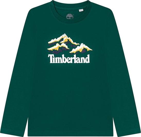 Zielona koszulka dziecięca Timberland dla chłopców