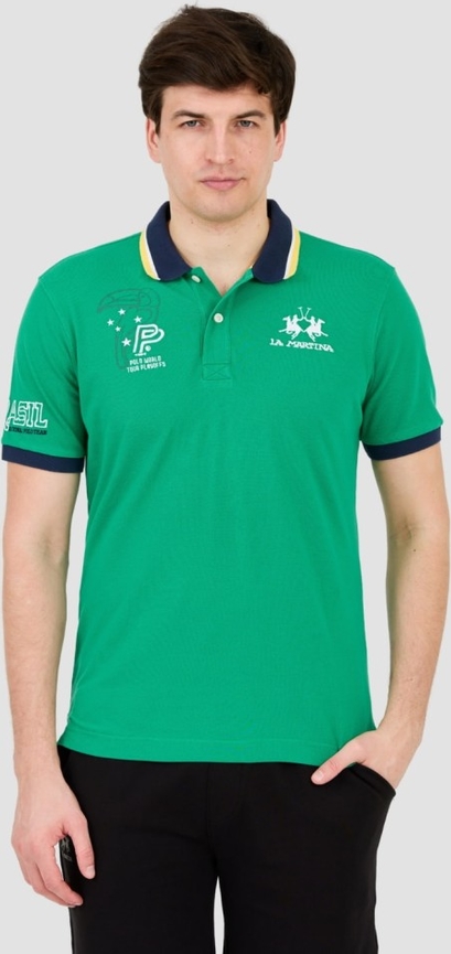 Zielona koszulka polo La Martina