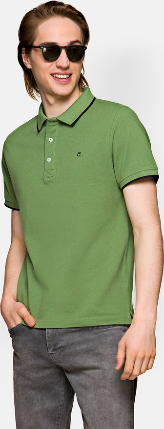Zielona koszulka polo LANCERTO