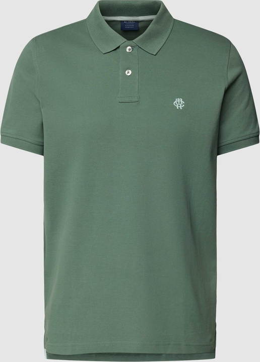 Zielona koszulka polo McNeal z krótkim rękawem