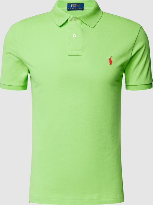 Zielona koszulka polo POLO RALPH LAUREN w stylu casual z bawełny