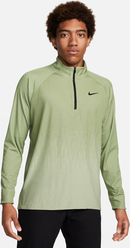 Zielona koszulka z długim rękawem Nike w sportowym stylu z długim rękawem