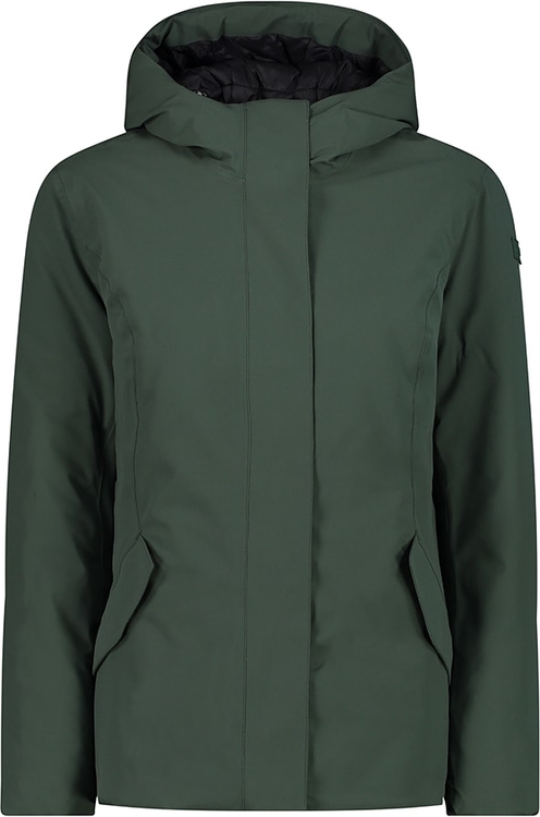Zielona kurtka CMP z tkaniny wiatrówki