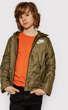 Zielona kurtka dziecięca Nike
