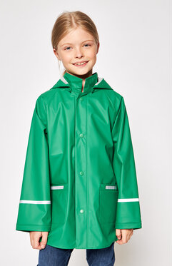 Zielona kurtka dziecięca Playshoes dla chłopców