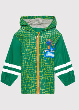 Zielona kurtka dziecięca Playshoes dla chłopców