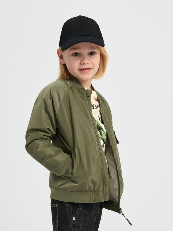 Zielona kurtka dziecięca Sinsay dla chłopców