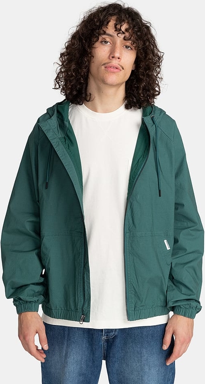 Zielona kurtka Element w stylu casual krótka