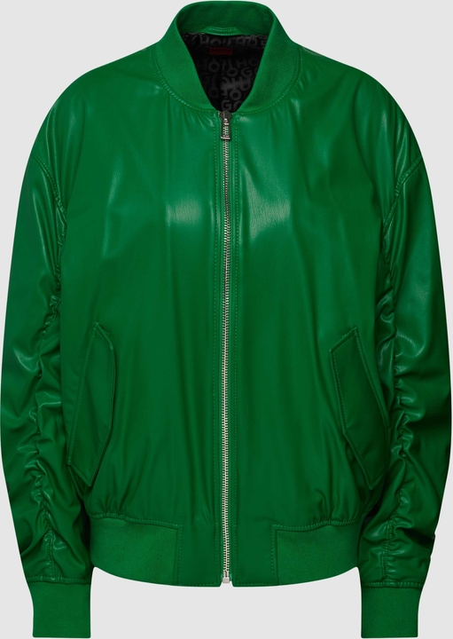 Zielona kurtka Hugo Boss w stylu casual