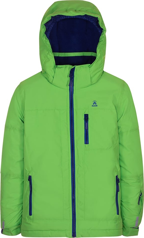 Zielona kurtka Kamik krótka w sportowym stylu