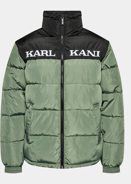 Zielona kurtka Karl Kani w młodzieżowym stylu