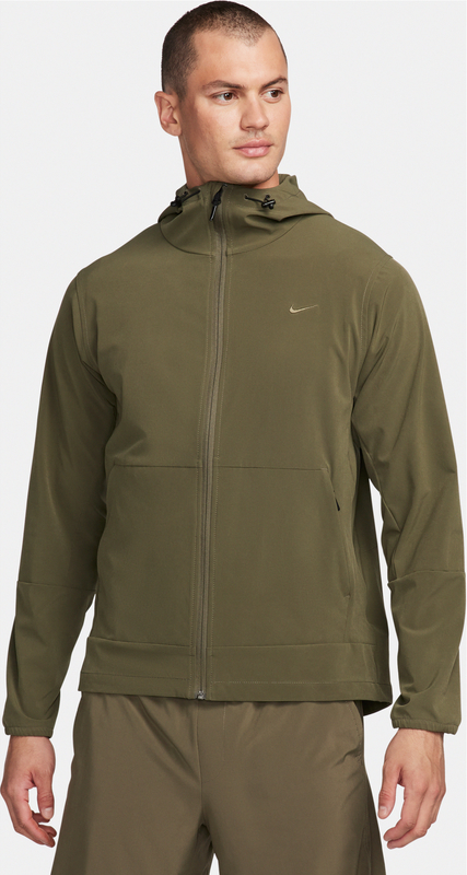 Zielona kurtka Nike z tkaniny krótka