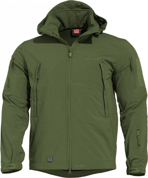 Zielona kurtka Pentagon krótka w sportowym stylu