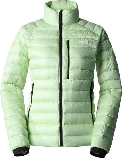 Zielona kurtka The North Face w sportowym stylu