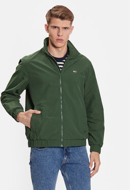 Zielona kurtka Tommy Jeans w stylu casual krótka