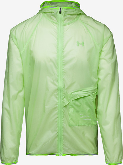 Zielona kurtka Under Armour krótka w sportowym stylu