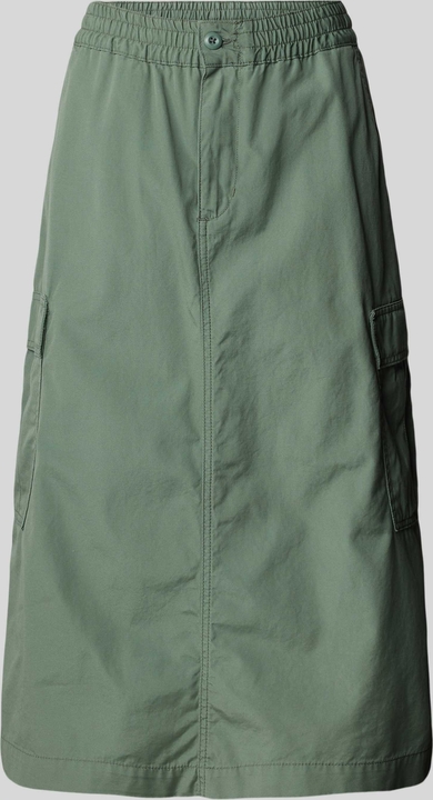 Zielona spódnica Carhartt WIP w stylu casual midi z bawełny
