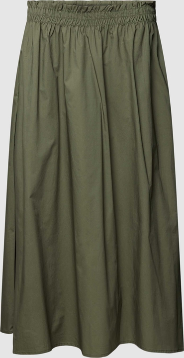 Zielona spódnica Free/quent z bawełny midi