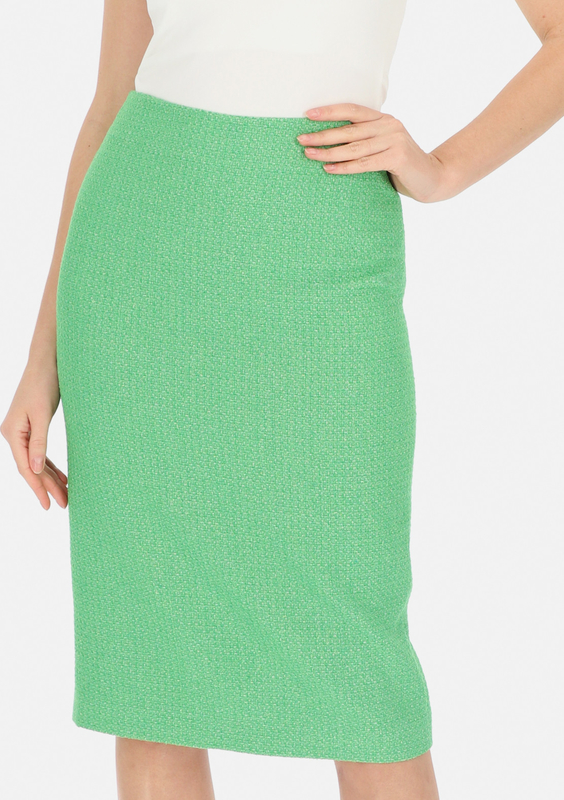 Zielona spódnica L’AF midi w stylu casual