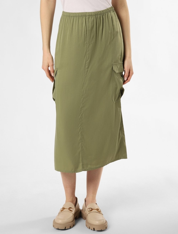 Zielona spódnica Marie Lund w stylu casual z tkaniny