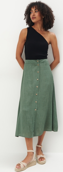 Zielona spódnica Mohito w stylu casual
