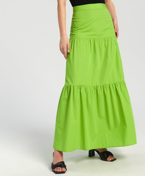 Zielona spódnica Sinsay z bawełny