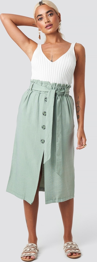 Zielona spódnica Trendyol