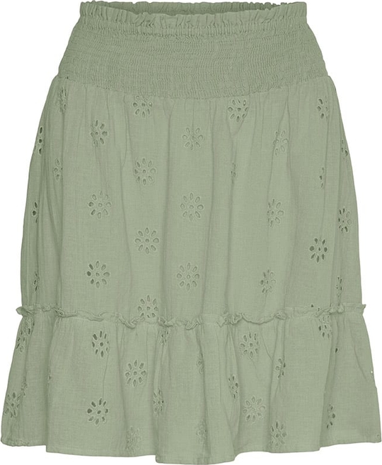 Zielona spódnica Vero Moda mini