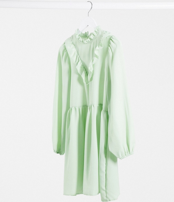 Zielona sukienka Asos koszulowa