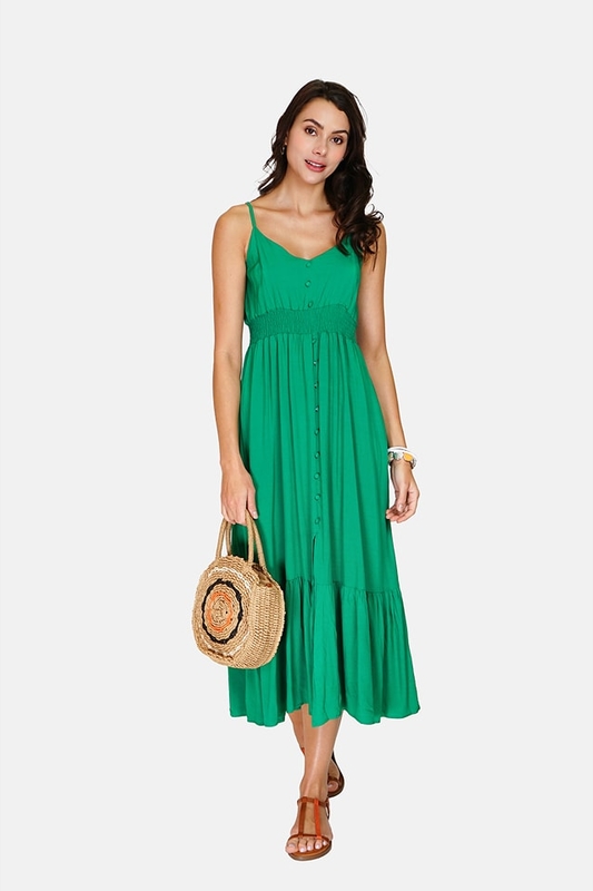 Zielona sukienka ASSUILI