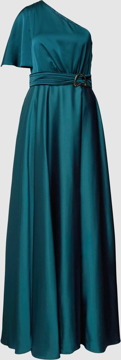 Zielona sukienka Christian Berg z krótkim rękawem