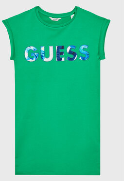 Zielona sukienka dziewczęca Guess