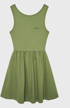 Zielona sukienka dziewczęca Pepe Jeans
