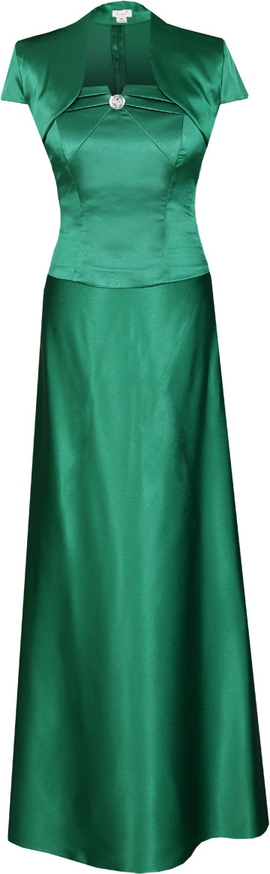 Zielona sukienka Fokus
