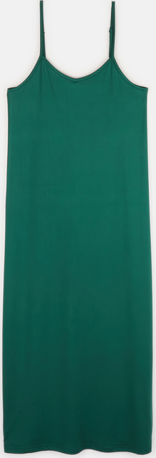 Zielona sukienka Gate z okrągłym dekoltem w sportowym stylu mini