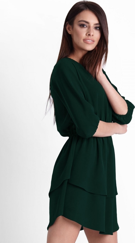 Zielona sukienka Ivon koszulowa