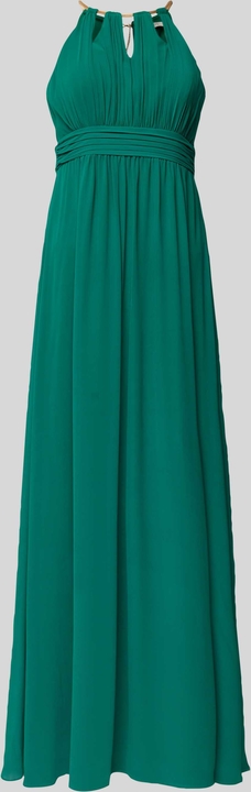 Zielona sukienka Jake*s bez rękawów z dekoltem w kształcie litery v maxi