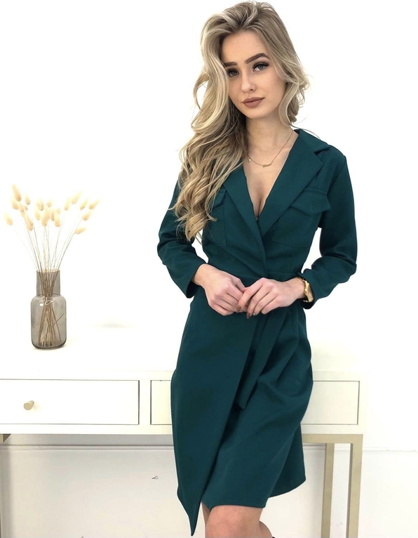 Zielona sukienka Mielczarkowski mini