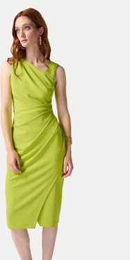 Zielona sukienka MODIVO midi bez rękawów