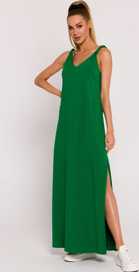Zielona sukienka MOE maxi