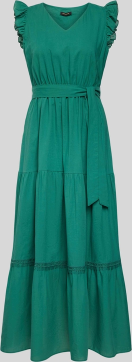 Zielona sukienka More & More rozkloszowana