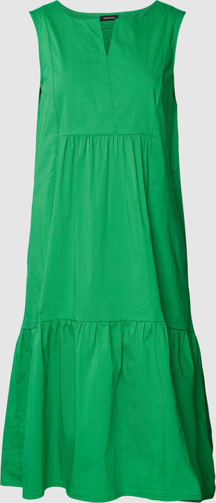 Zielona sukienka More & More z bawełny