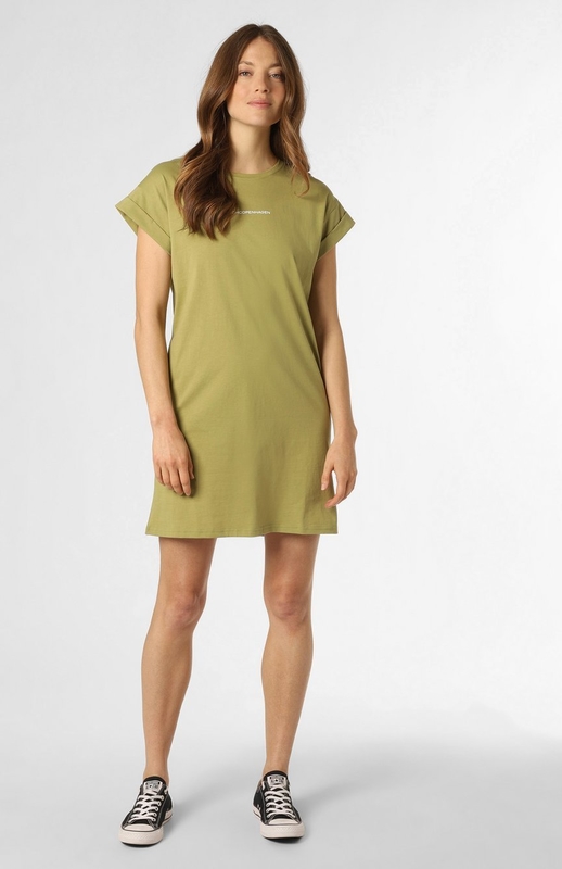 Zielona sukienka Moss Copenhagen koszulowa